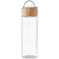 MidOcean Ameland Bamboo 500ml Water Bottle in Clear