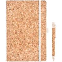 MidOcean Suber Cork A5 Notebook with Pen Set in Beige
