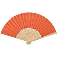 MidOcean Fanny Bamboo Handheld Fan in Orange