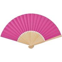 MidOcean Fanny Bamboo Handheld Fan in Fuchsia
