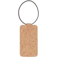 MidOcean Ovalis Cork Luggage Tag in Beige