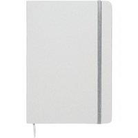 MidOcean Route White A5 Notebook in Silver
