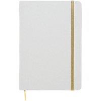 MidOcean Route White A5 Notebook in Gold