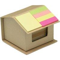 MidOcean Recyclopad House Memo Pad Set in Beige