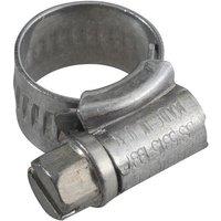 Jubilee Zinc Plated Hose Clip in Metallic Silver