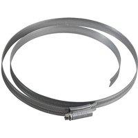 Jubilee Zinc Plated Hose Clip in Metallic Silver