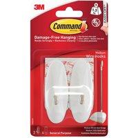 Command Medium Wire Hooks (pack 2)