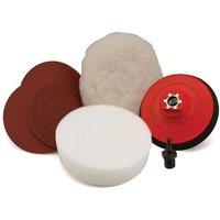Flexipads World Class Sanding & Polishing Kit M14 & 6mm Grip (UK Plug)