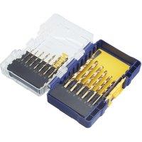 IRWIN Hss Titanium Metal Drill Bit Set, 13 Piece