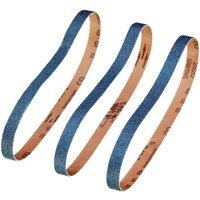 IRWIN Powerfile Zirconium Sanding Belt 13 X 455mm 60g (pack 3)