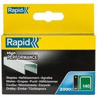 RAPID 140 Series Galvanised Staples in Silver