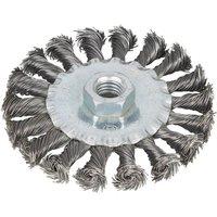 Bluespot Tools Flat Twist Knot Wire Wheel 100mm M14 X 2
