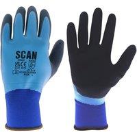 Scan Waterproof Latex Gloves | Size: Medium