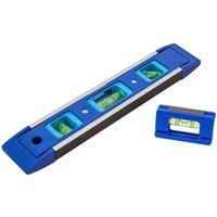 Bluespot Tools Magnetic Torpedo Level 22.5cm With Magnetic Mini Level