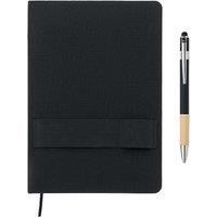 MidOcean Nota A5 Notebook & Pen in Black