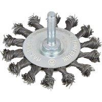 Bluespot Tools Flat Twist Knot Wire Wheel 75mm