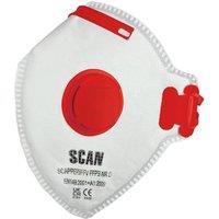 Scan Fold Flat Disposable Valved Disposable Mask Ffp3 Protection (pack 3)