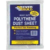 Everbuild Sika Polythene Dust Sheet 3.6 X 2.7m
