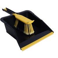 Bulldozer Heavy-duty Dustpan & Brush Set