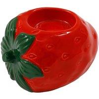 Something Different Tealight Strawberry Candle Holder in Red