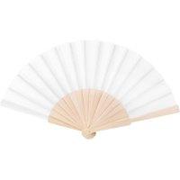 MidOcean Fanny Wood Wood Handheld Fan in White