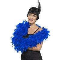 Smiffys Deluxe Feather Boa in Blue