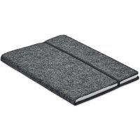 MidOcean Feltbook A5 Notebook in Pale Grey