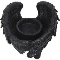 Something Different Raven Wings Tea Light Holder in Black