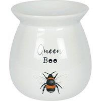Something Different Ceramic Queen Bee Oil Burner & Wax Melts Set in Off-White