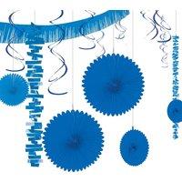 Amscan Paper Foil Wall Dration in Blue