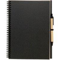 MidOcean Bloquero B6 Notebook with Pen in Black