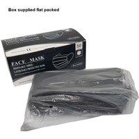 Universal Textiles Disposable Face Mask 3ply Black 50pk