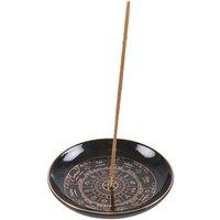 Something Different Wheel Of The Year Incense Holder in Black