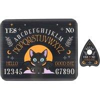 Something Different Cute & Creepy Bat Cat Talking Board in Black
