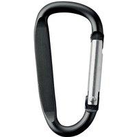 MidOcean Gancho Clip-On Aluminium Carabiner in Black