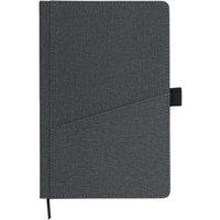 MidOcean Cinco PU A5 Notebook in Pale Grey