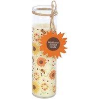 Something Different Solstice Wildflower Summer Tube Candle in White