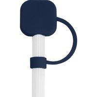 Floso Sip Silicone Straw Protector in Navy