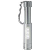 MidOcean Pop Light Torch Keyring (Batteries Included) in Silver