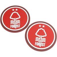 Nottingham Forest FC Coaster Set Pack of 2 in Red