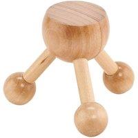 MidOcean Assa Wood Handheld Body Massager in Cream
