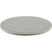 MidOcean Posa PU Round Coaster in Pale Grey