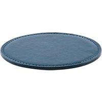 MidOcean Posa PU Round Coaster in Navy