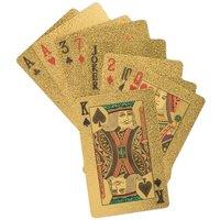 MidOcean As Waterproof Playing Card Deck (Pack of 54) in Gold