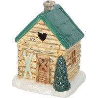 Something Different Ski Chalet Oil Burner in Brown