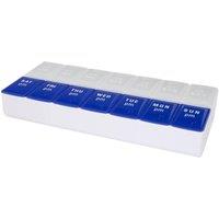 Floso Cycle 7-Day AM PM Multi-Vitamin Medicine Box in Blue
