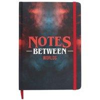 Something Different Notes Between Worlds A5 Notebook in Black