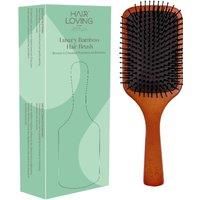 Hair Loving Wooden Paddle Brush Effortless Detangling in Dark Brown