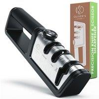 Oliver's Kitchen Knife Sharpener - 3 Stage in Black