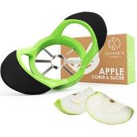 Oliver's Kitchen Apple Corer & Slicer in Green